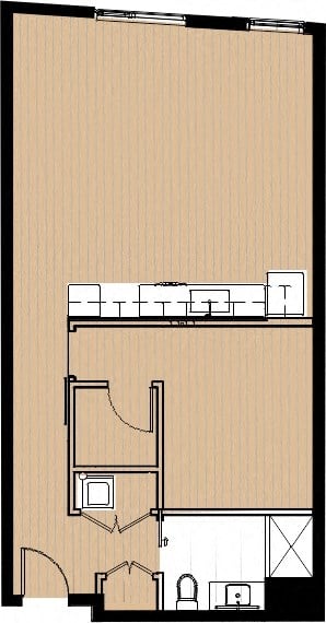 1 bedroom 1 bath F at The Freelon at Sugar Hill, Detroit, MI 48201